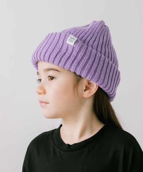 BAYFLOW（ベイフロー）の「ニットワッチ（KIDS）（ニットキャップ/ビーニー・キッズ・ブラック/パープル/オレンジ/カーキ・FREE）」の22枚目の写真