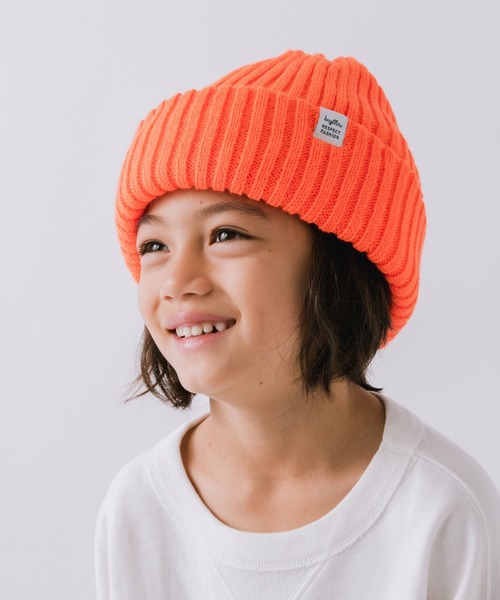 BAYFLOW（ベイフロー）の「ニットワッチ（KIDS）（ニットキャップ/ビーニー・キッズ・ブラック/パープル/オレンジ/カーキ・FREE）」の16枚目の写真