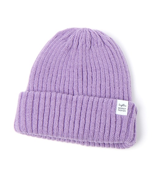 BAYFLOW（ベイフロー）の「ニットワッチ（KIDS）（ニットキャップ/ビーニー・キッズ・ブラック/パープル/オレンジ/カーキ・FREE）」の11枚目の写真