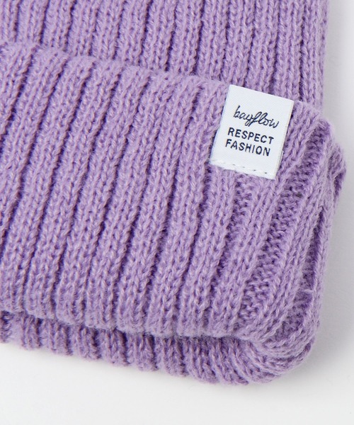 BAYFLOW（ベイフロー）の「ニットワッチ（KIDS）（ニットキャップ/ビーニー・キッズ・ブラック/パープル/オレンジ/カーキ・FREE）」の20枚目の写真