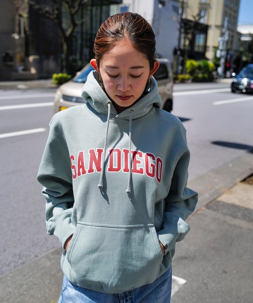 roial（ロイアル）の「FLEECE/ROIAL(ロイアル)SANDIEGOプルオーバーパーカー・フーディー（その他アウター・メンズ・オートミール/ブルー/グリーン系その他3/ベージュ・MEDIUM/LARGE/X-LARGE）」の7枚目の写真