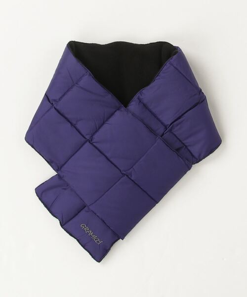 Gramicci（グラミチ）の「『GRAMICCI × TAION』DOWN SCARF（マフラー・レディース・ブラック/グレー/オリーブ/パープル・FREE）」の4枚目の写真