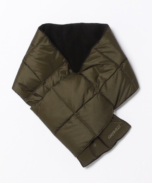 Gramicci（グラミチ）の「『GRAMICCI × TAION』DOWN SCARF（マフラー・レディース・ブラック/グレー/オリーブ/パープル・FREE）」の6枚目の写真