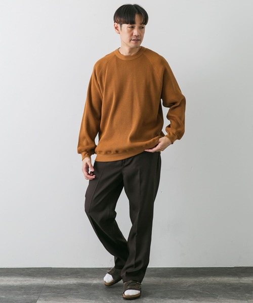 URBAN RESEARCH DOORS（アーバンリサーチドアーズ）の「『XLサイズあり』『UR TECH』ワッフルロングスリーブTシャツ（Tシャツ/カットソー・メンズ・ベージュ系その他/オレンジ/ブルー系その他/チャコールグレー・X-LARGE/LARGE/MEDIUM）」の12枚目の写真