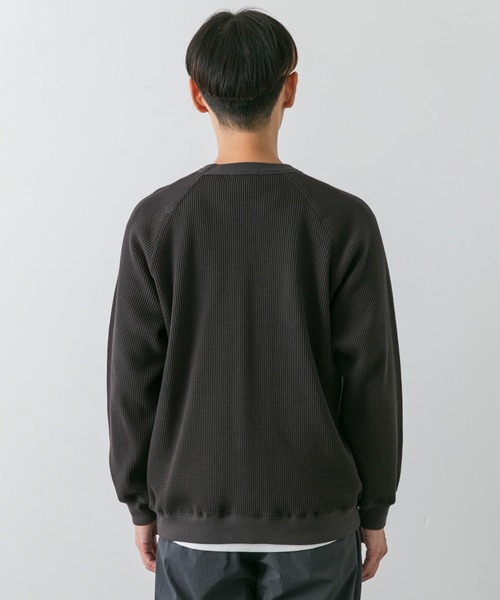 URBAN RESEARCH DOORS（アーバンリサーチドアーズ）の「『XLサイズあり』『UR TECH』ワッフルロングスリーブTシャツ（Tシャツ/カットソー・メンズ・ベージュ系その他/オレンジ/ブルー系その他/チャコールグレー・X-LARGE/LARGE/MEDIUM）」の22枚目の写真