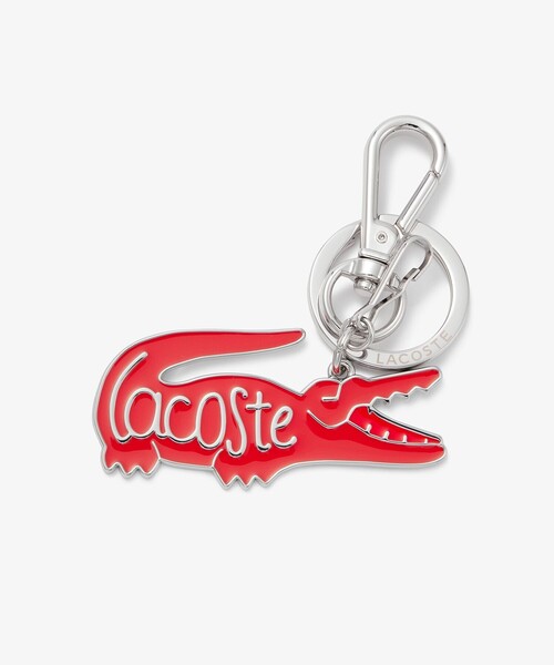 LACOSTE（ラコステ）の「クイーポ ワニロゴメタルプレートキーホルダー