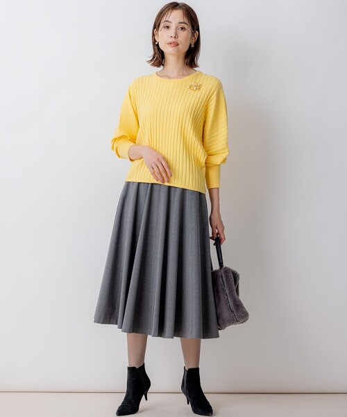 【セール】BOREROリブドルマン ニット（ニット/セーター）｜組曲（クミキョク）