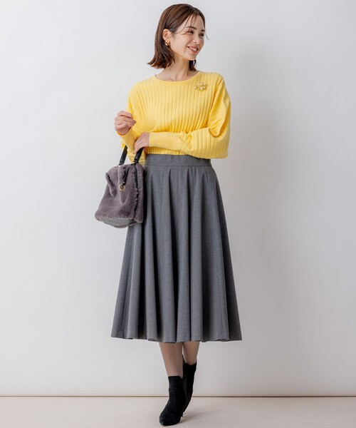 【セール】BOREROリブドルマン ニット（ニット/セーター）｜組曲（クミキョク）