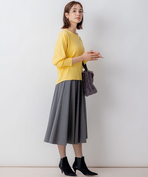 【セール】BOREROリブドルマン ニット（ニット/セーター）｜組曲（クミキョク）