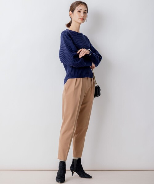 【セール】BOREROリブドルマン ニット（ニット/セーター）｜組曲（クミキョク）