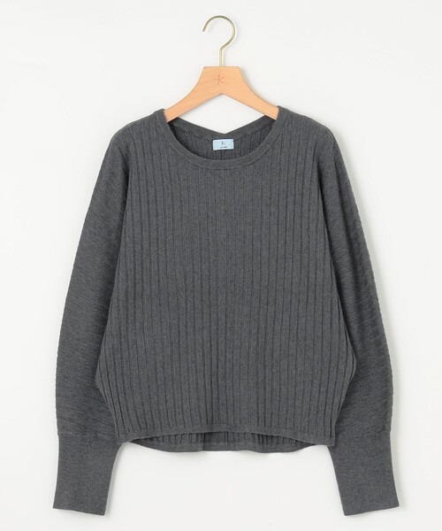 【セール】BOREROリブドルマン ニット（ニット/セーター）｜組曲（クミキョク）