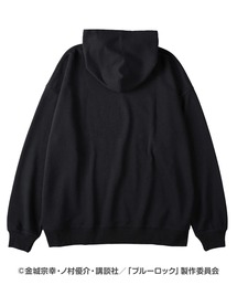 right on ライトオン　オーバーサイズパーカー　L コラボプルパーカー Right-on（ライトオン）の「【蜂楽 廻】オーバーサイズパーカー