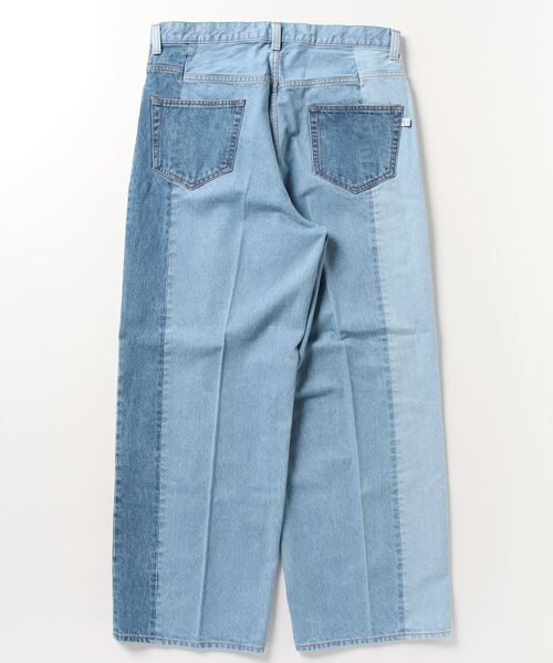 FACETASM（ファセッタズム）の「FACETASM/ファセッタズム PATCHWORK DENIM PANTS デニムパンツ（デニムパンツ・メンズ・ブルー/ブラック・4/5/3）」の22枚目の写真