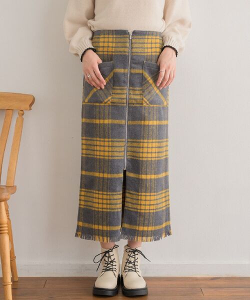 RETRO GIRL(レトロガール)の「前ジップナローSK(スカート・レディース・ブルー系その他2/グレー系その他2/ブラック・FREE)」の21枚目の写真
