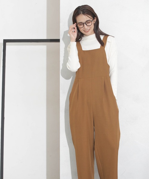 NANO universe（ナノユニバース）の「サロペットパンツ（サロペット/オーバーオール・レディース・グレー/ライトブラウン/ブラック・FREE）」の11枚目の写真