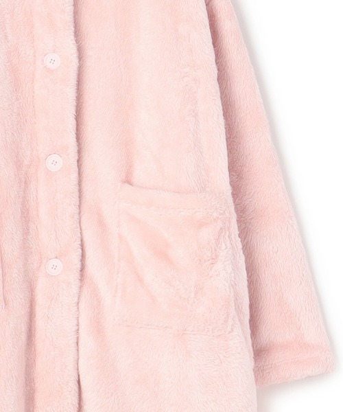 cross marche（クロスマルシェ）の「【温活本舗】着る毛布（ルームウェア/パジャマ・レディース・ピンク/チャコールグレー・フリー）」の10枚目の写真