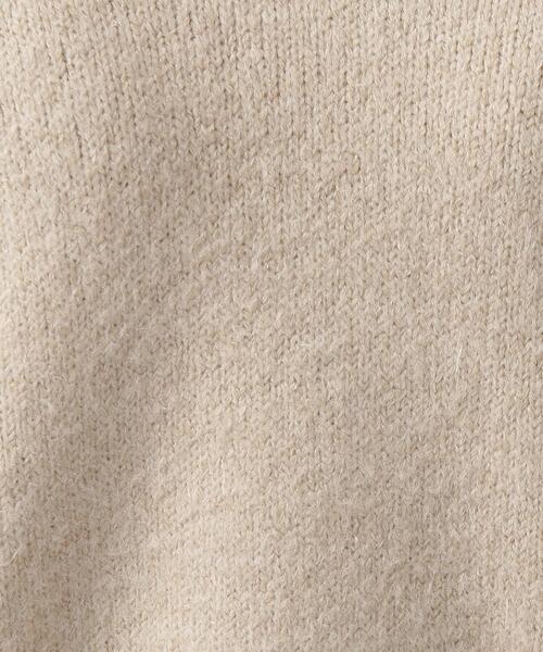 SHOO・LA・RUE（シューラルー）の「◆すっきり見え 衿付き ふわふわ ゆったりニット（ニット/セーター・レディース・オフホワイト/ネイビー/ベージュ・00）」の14枚目の写真