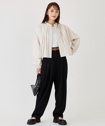 【LADIES】【AJUGA.】タックパンツ(大人サイズ)