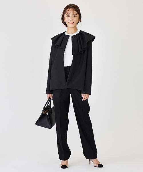 petit main LIEN（プティマインリアン）の「【LADIES】【AJUGA.】タックパンツ（大人サイズ）（その他パンツ・レディース・ブラック/グレー・S/M）」の12枚目の写真