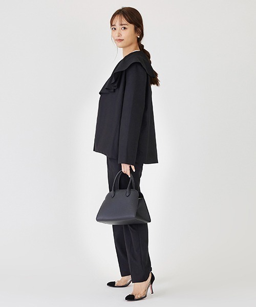 petit main LIEN（プティマインリアン）の「【LADIES】【AJUGA.】タックパンツ（大人サイズ）（その他パンツ・レディース・ブラック/グレー・S/M）」の8枚目の写真