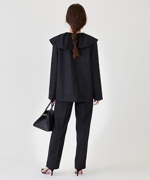 petit main LIEN（プティマインリアン）の「【LADIES】【AJUGA.】タックパンツ（大人サイズ）（その他パンツ・レディース・ブラック/グレー・S/M）」の10枚目の写真