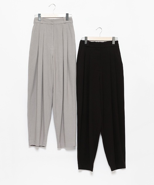 petit main LIEN（プティマインリアン）の「【LADIES】【AJUGA.】タックパンツ（大人サイズ）（その他パンツ・レディース・ブラック/グレー・S/M）」の14枚目の写真