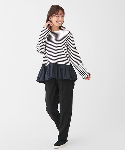 petit main LIEN（プティマインリアン）の「【LADIES】【AJUGA.】タックパンツ（大人サイズ）（その他パンツ・レディース・ブラック/グレー・S/M）」の17枚目の写真