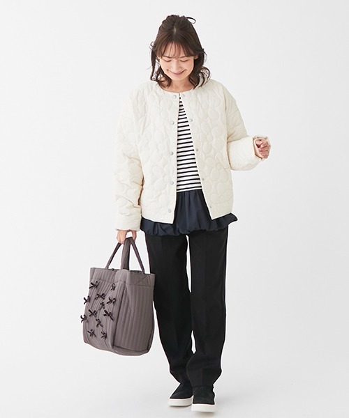petit main LIEN（プティマインリアン）の「【LADIES】【AJUGA.】タックパンツ（大人サイズ）（その他パンツ・レディース・ブラック/グレー・S/M）」の20枚目の写真