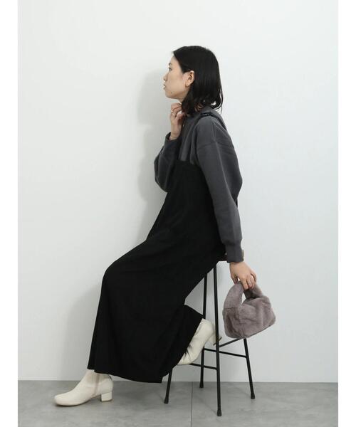 Samansa Mos2 blue(サマンサモスモスブルー)の「コーデュロイジャンスカ(ワンピース・レディース・ブラウン/グレー/ブラック・F)」の20枚目の写真