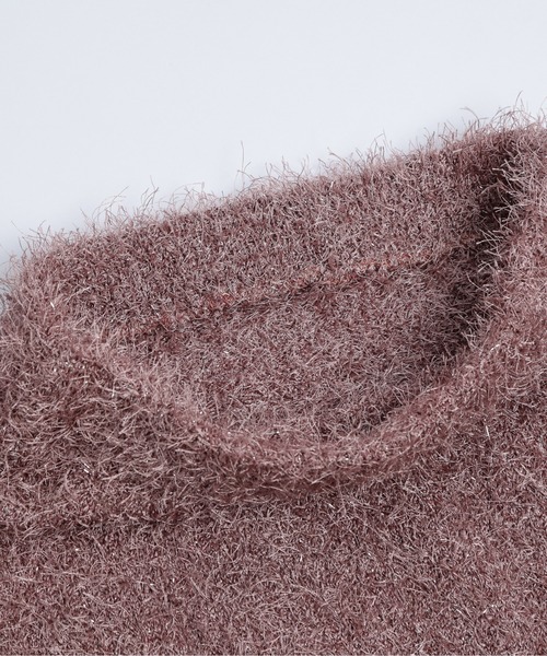 AMELY（エミリー）の「シャギーニットスカート（スカート・レディース・ベージュ/グレー/ピンク系その他/ブラック・フリー）」の15枚目の写真