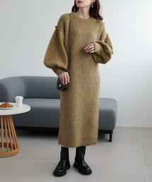 DISCOAT | 【WEB限定】袖ギャザーボリュームワンピース(ワンピース)