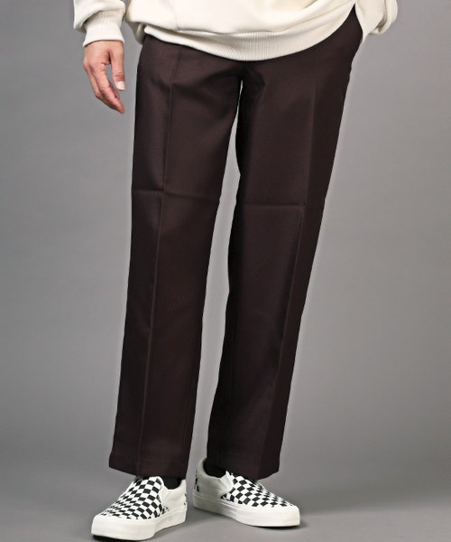 LUXSTYLE(ラグスタイル)の「カラーテーパードパンツ(スラックス・メンズ・ブラウン/レッド/グリーン/オレンジ/ベージュ/イエロー/ブラック・L/XL/M/S)」の3枚目の写真