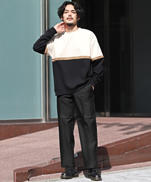 LUXSTYLE(ラグスタイル)の「カラーテーパードパンツ(スラックス・メンズ・ブラウン/レッド/グリーン/オレンジ/ベージュ/イエロー/ブラック・L/XL/M/S)」の10枚目の写真