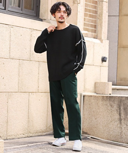 LUXSTYLE(ラグスタイル)の「カラーテーパードパンツ(スラックス・メンズ・ブラウン/レッド/グリーン/オレンジ/ベージュ/イエロー/ブラック・L/XL/M/S)」の11枚目の写真