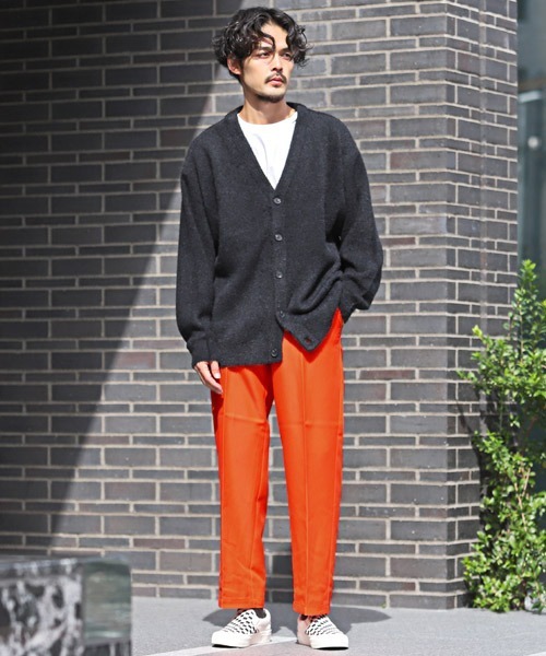 LUXSTYLE(ラグスタイル)の「カラーテーパードパンツ(スラックス・メンズ・ブラウン/レッド/グリーン/オレンジ/ベージュ/イエロー/ブラック・L/XL/M/S)」の12枚目の写真