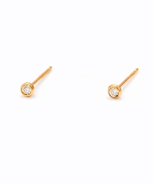 les bonbon(ルボンボン)の「【les bon bon】K18 diamond pierce BOB413(ピアス(両耳用)・レディース・ゴールド・FREE)」の5枚目の写真