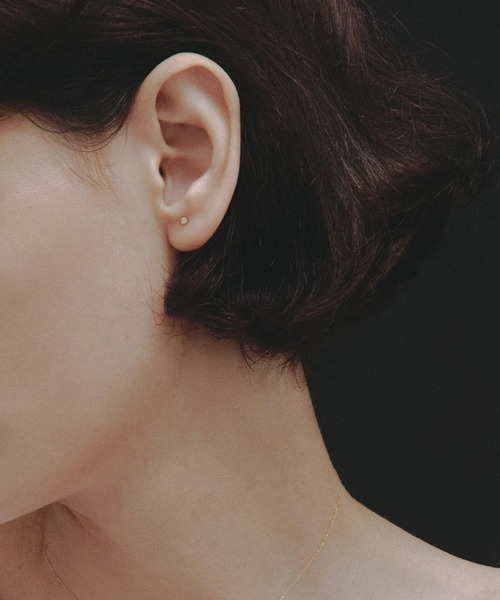 les bonbon(ルボンボン)の「【les bon bon】K18 diamond pierce BOB413(ピアス(両耳用)・レディース・ゴールド・FREE)」の6枚目の写真