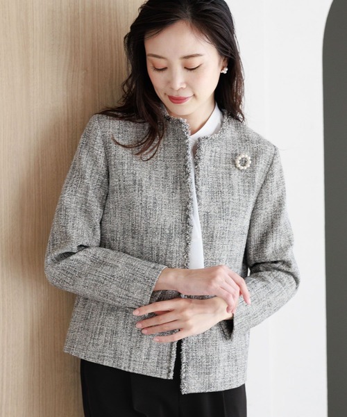 入卒セレモニー　ツイードジャケット　Lサイズ　Elura Elura（エルーラ）の「セレモニー&お祝いツイードジャケット（その他