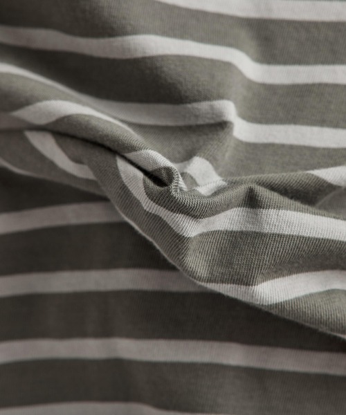 G-STAR(ジースター)の「STRIPE SLIM T-SHIRT/ストライプT(Tシャツ/カットソー・メンズ・ストライプ/ブルー系その他・SMALL/MEDIUM/LARGE/X-LARGE/X-SMALL)」の3枚目の写真