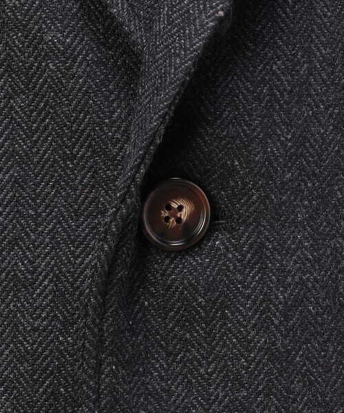 COMME　CA COMMUNE（コムサコミューン）の「ウールライク ツイード チェスターコート（チェスターコート・メンズ・ネイビー/ブラウン/チャコール・SMALL/MEDIUM/LARGE/X-LARGE）」の19枚目の写真