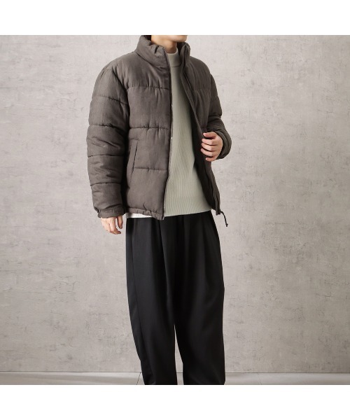 PEN FIELD（ペンフィールド）の「Penfield フェイクスエードスタンド中綿ジャケット（ダウンジャケット/コート・メンズ・グレイッシュベージュ/グレイッシュブルー/チャコールグレー・XL/M/L）」の7枚目の写真