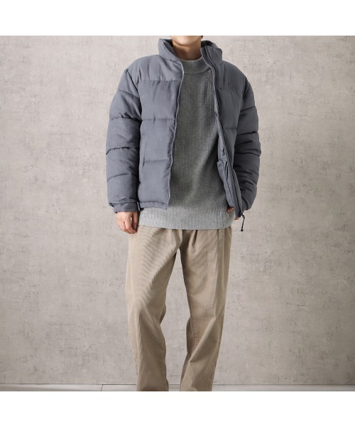 PEN FIELD（ペンフィールド）の「Penfield フェイクスエードスタンド中綿ジャケット（ダウンジャケット/コート・メンズ・グレイッシュベージュ/グレイッシュブルー/チャコールグレー・XL/M/L）」の8枚目の写真