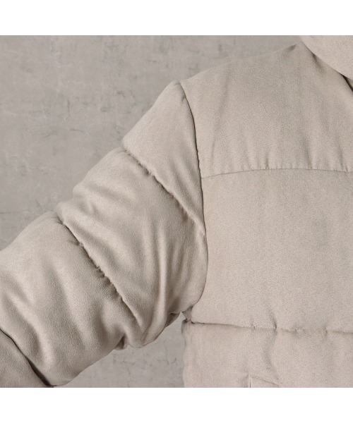 PEN FIELD（ペンフィールド）の「Penfield フェイクスエードスタンド中綿ジャケット（ダウンジャケット/コート・メンズ・グレイッシュベージュ/グレイッシュブルー/チャコールグレー・XL/M/L）」の14枚目の写真