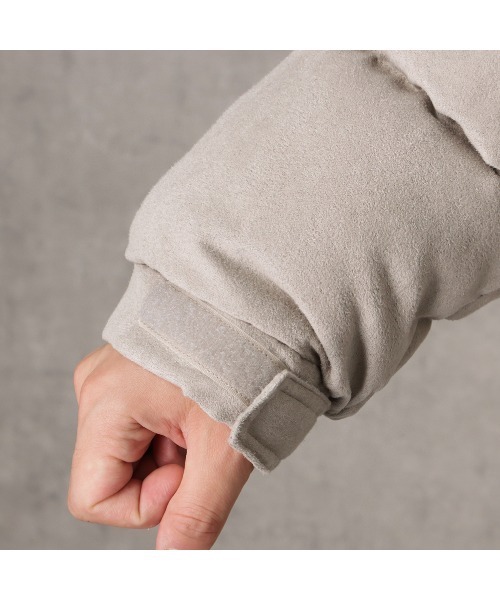 PEN FIELD（ペンフィールド）の「Penfield フェイクスエードスタンド中綿ジャケット（ダウンジャケット/コート・メンズ・グレイッシュベージュ/グレイッシュブルー/チャコールグレー・XL/M/L）」の15枚目の写真