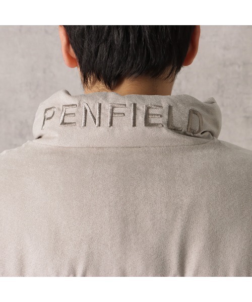PEN FIELD（ペンフィールド）の「Penfield フェイクスエードスタンド中綿ジャケット（ダウンジャケット/コート・メンズ・グレイッシュベージュ/グレイッシュブルー/チャコールグレー・XL/M/L）」の20枚目の写真