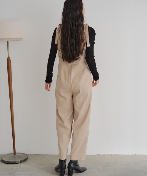 オフショルダーリボン付きショートオールインワン pdal0304-1.jpg