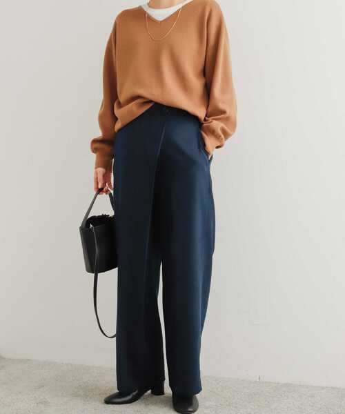 お値下げ　URBAN RESEARCH DOORS パンツ URBAN RESEARCH DOORS｜ツイルストレッチテーパードイージー