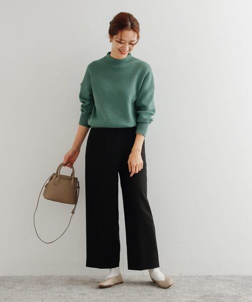 URBAN RESEARCH DOORS（アーバンリサーチドアーズ）の「ラップワイドパンツ（その他パンツ・レディース・ブラック/ネイビー・SMALL/MEDIUM）」の12枚目の写真