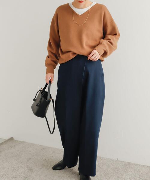 URBAN RESEARCH DOORS（アーバンリサーチドアーズ）の「ラップワイドパンツ（その他パンツ・レディース・ブラック/ネイビー・SMALL/MEDIUM）」の15枚目の写真