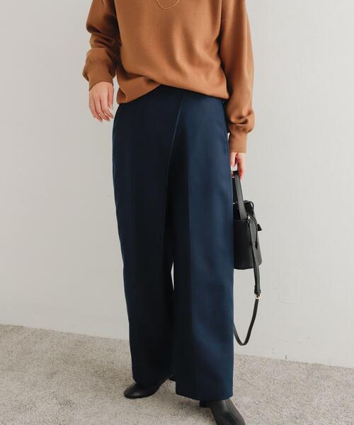 URBAN RESEARCH DOORS（アーバンリサーチドアーズ）の「ラップワイドパンツ（その他パンツ・レディース・ブラック/ネイビー・SMALL/MEDIUM）」の16枚目の写真